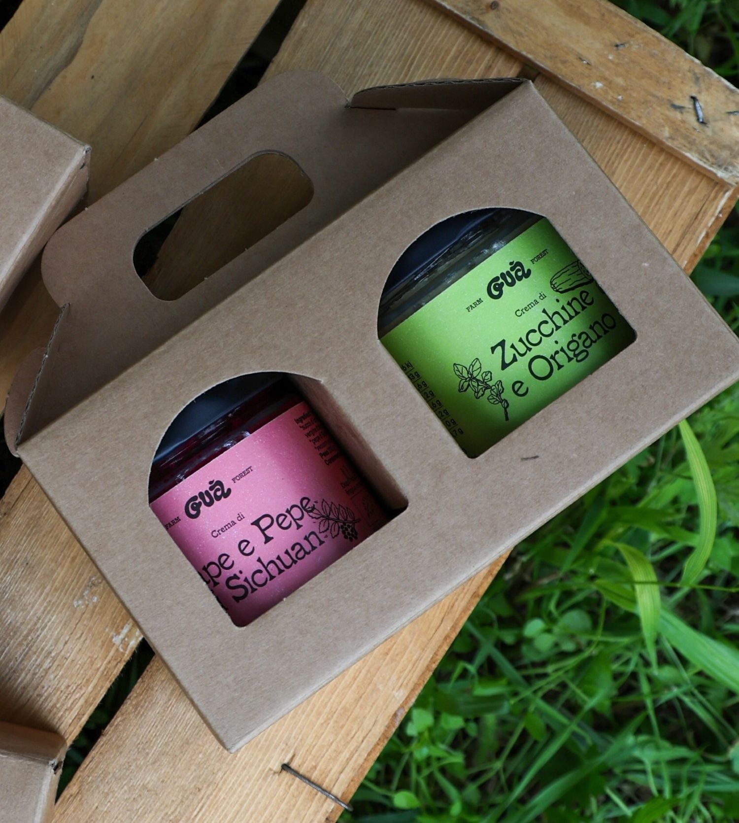 Cofanetto creme di ortaggi